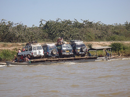 The car ferry.. we have to take this on the return