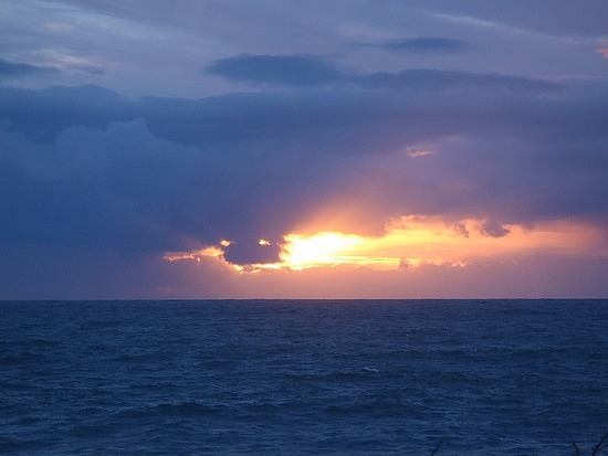 God was shining his light down