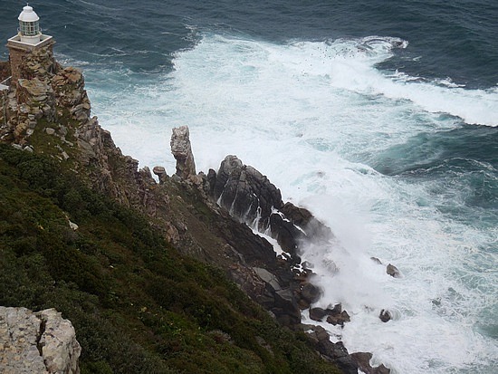 The new lighthouse WAY down there