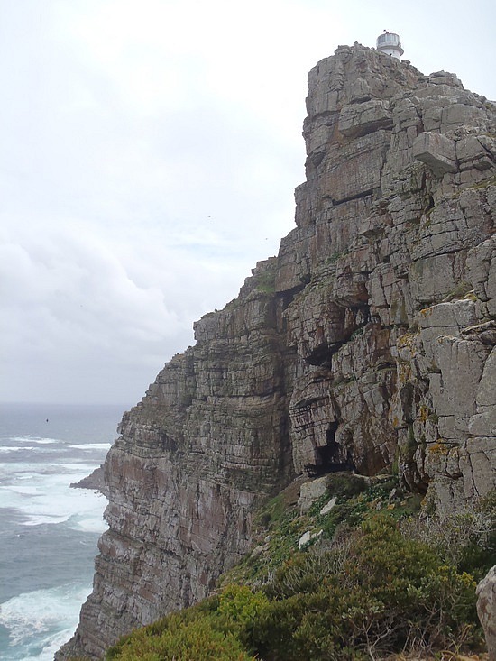 The old lighthouse WAY up there