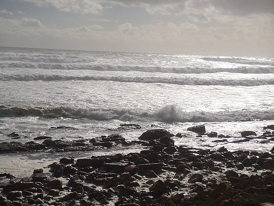 The waves were HUGE