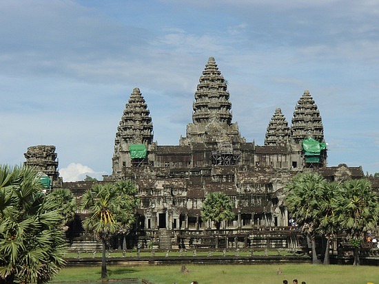 The Angkor Wat temple