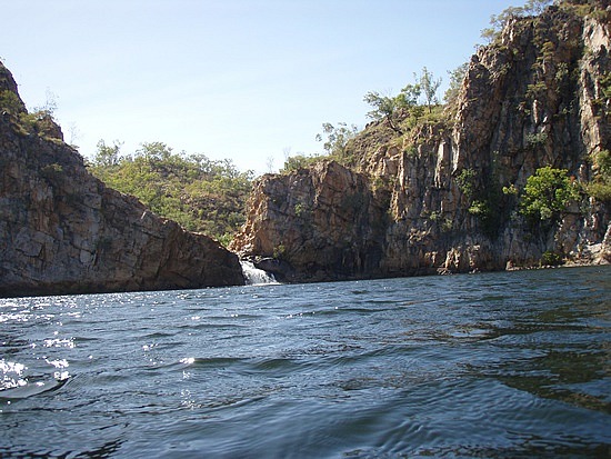 Edith Falls with new waterproof camera