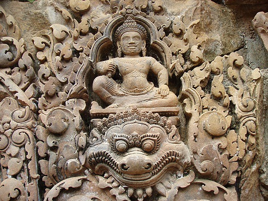 Detailed Sandstone Carvings