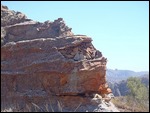 Native Tombs high in the cliffs