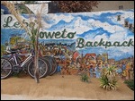 Launching point for  bike tour of soweto