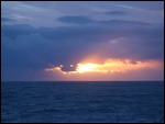 God was shining his light down